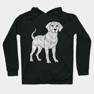 Labrador Dog Mandala Hoodie